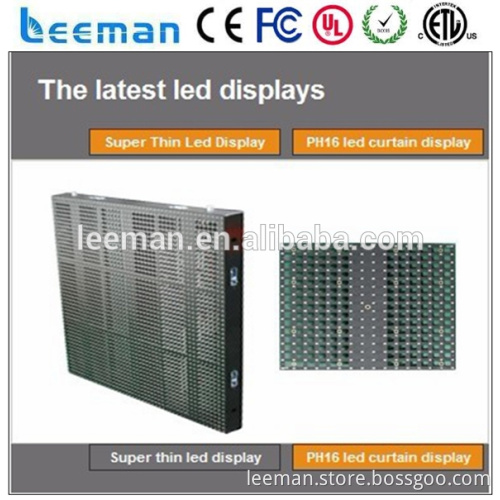 Leeman p12.5 P5 Concert Stage Background Video ledwall, Indoor Full Color Flexible LED Mesh Curtain Video Wall Screen
